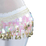 Sequin Tassel Belly Dance Waist Chain Hip Scarf Dancer's Accessories