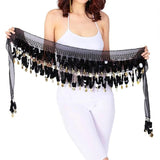 Sequin Tassel Belly Dance Waist Chain Hip Scarf Dancer's Accessories