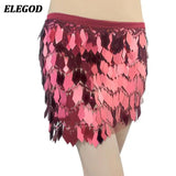 Sexy Belly Dance Waist Chain Halloween Hip Scarf Sequins Mini Belt