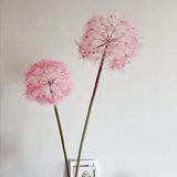 Pink Artificial Dandelion Flower Table Room Decoration Wedding Bouquet