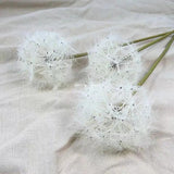 Pink Artificial Dandelion Flower Table Room Decoration Wedding Bouquet