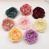 5pcs Artificial Peony Heads Silk Flower Wedding DIY Garden Decor