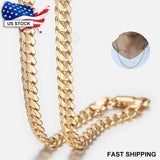 Men's 4.5mm Cuban Link Chain Necklace Gift For Men