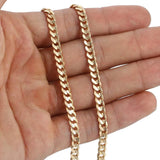 Men's 4.5mm Cuban Link Chain Necklace Gift For Men