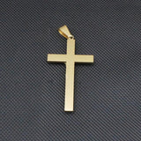Stainless Steel Cross Necklace for Women 60/70CM Chain Pendant