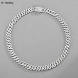 12mm Hip Hop Iced Out Cuban Chain Necklace Rhinestone Choker Men Women Jewelry