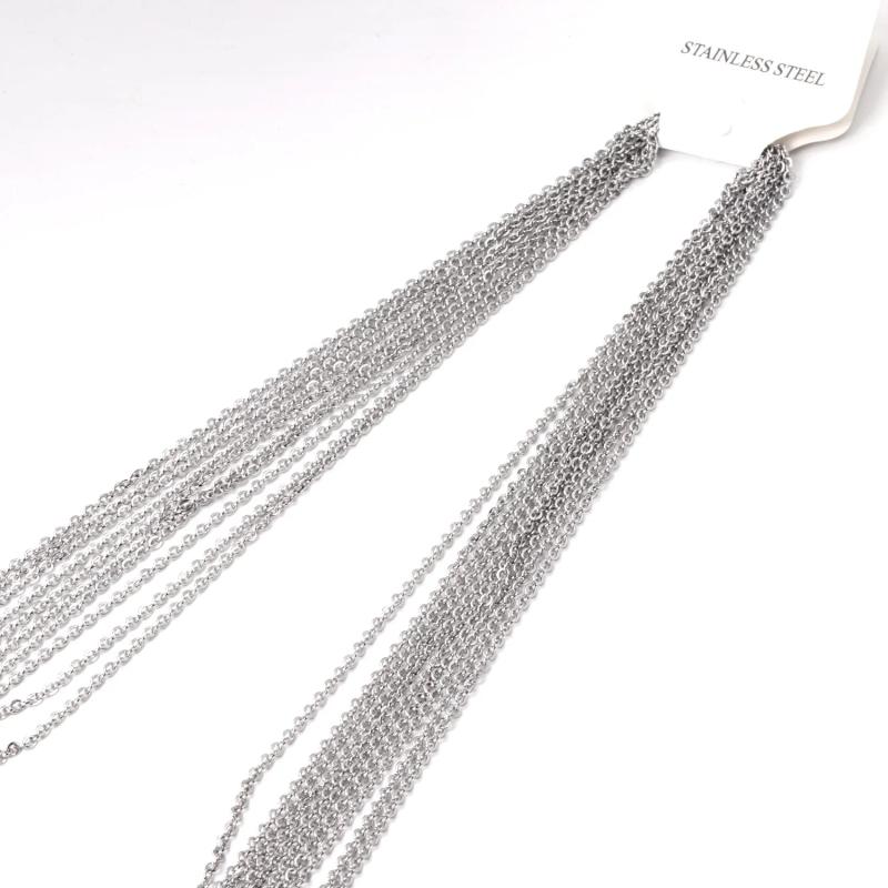 10pcs 2mm Stainless Steel Chains Necklace  O-Chain