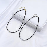 Moon Stone Necklace With Spinel Choker Handwork Jewelry