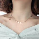 Stainless Steel Star Necklace Choker Women Jewelry Collares Pendants