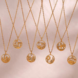 Paris York Coin Necklace For Women Jewelry