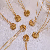Paris York Coin Necklace For Women Jewelry