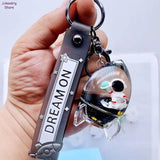 Spaceman Floatation Keychain with Lollipop Bucket