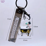 Spaceman Floatation Keychain with Lollipop Bucket