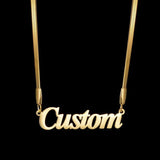 Personalized Stainless Steel Name Collar Necklace