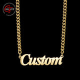 Personalized Stainless Steel Name Collar Necklace