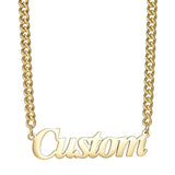 Personalized Stainless Steel Name Collar Necklace