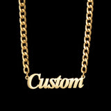 Personalized Stainless Steel Name Collar Necklace