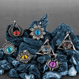 Stainless Steel Devil's Eyes Pendant Sweater Chain Year Jewelry