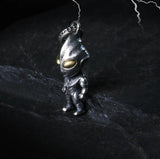 Retro Ultraman Pendant Necklace for Men, Niche Women Chain