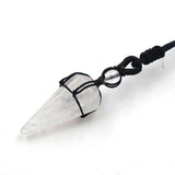Amethyst Chakra Pendant Necklace Reiki Quartz Jewelry