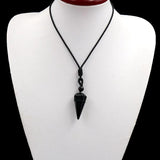 Amethyst Chakra Pendant Necklace Reiki Quartz Jewelry