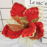 Artificial Simulation Powder Christmas Flower for DIY Tree Decoration