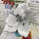 Artificial Simulation Powder Christmas Flower for DIY Tree Decoration