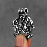 Viking Valhalla Borre God Necklace Men's Charm Rune Amulet Pendant
