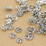 Vintage 925 Silver Beads Cap Jewelry Findings DIY