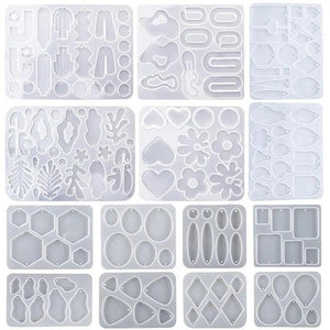 Earring Pendants Epoxy Resin Silicone Mold DIY UV Epoxy Earring Pendant Crafts