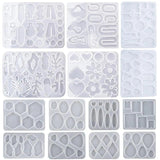 Earring Pendants Epoxy Resin Silicone Mold DIY UV Epoxy Earring Pendant Crafts