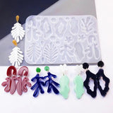 Earring Pendants Epoxy Resin Silicone Mold DIY UV Epoxy Earring Pendant Crafts