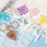 Earring Pendants Epoxy Resin Silicone Mold DIY UV Epoxy Earring Pendant Crafts