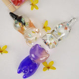 Crystal 3D Lying Kitty Back Mold Keychain Pen Holder Silicone Mold