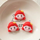 10Pcs Princess Series Charms Jewelry Making DIY Necklace Earring Keychain