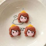 10Pcs Princess Series Charms Jewelry Making DIY Necklace Earring Keychain