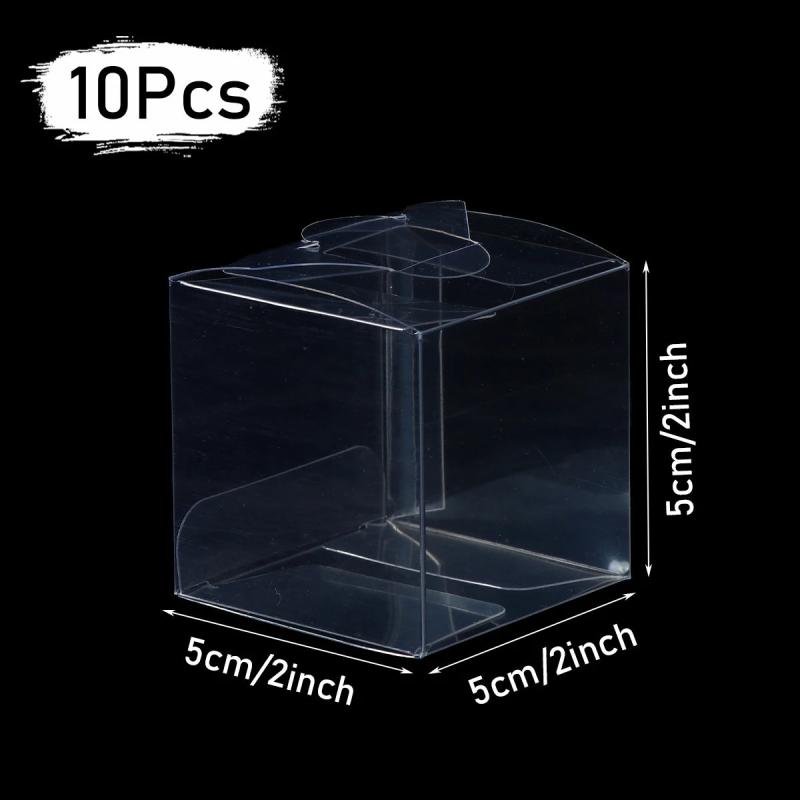 Multi-size Transparent PVC Plastic Box Candy Chocolate Cookies Toy Gift Packagin