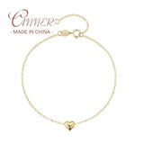Sterling Silver Love Heart Pendant Bracelet Chains Women's Jewelry Gift