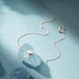 Sterling Silver Love Heart Pendant Bracelet Chains Women's Jewelry Gift