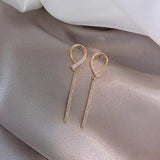 Arrival Zircon Geometric Earrings for Party