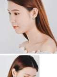 925 Silver Sapphire Drop Earring Female Gemstone Jewelry