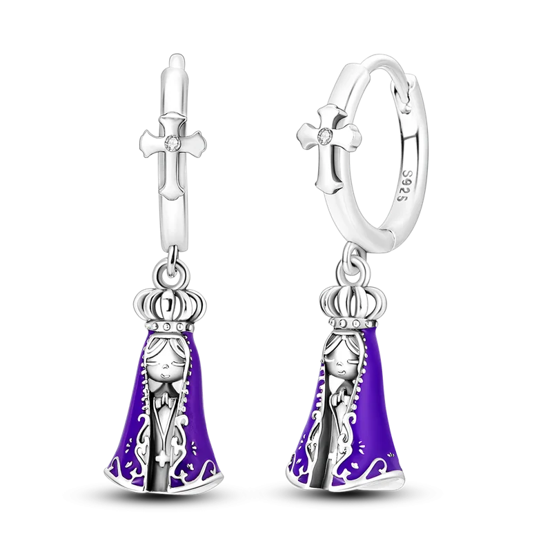 925 Silver Love Earrings for Women - Wedding Party Gift