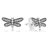 Love Knot Petals Earrings 925 Silver Wedding Party Gift