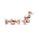 Sparkling Infinity Stud Earrings - Feather Stud Earrings - Pandora Fine Jewelry