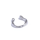 Minimalist Silver Ear Bone Adjustable Non Pierced Earrings