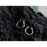Minimalist Silver Ear Bone Adjustable Non Pierced Earrings