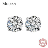 Zircon 925 Sterling Silver Stud Earrings - RJ126