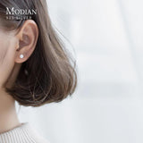 Zircon 925 Sterling Silver Stud Earrings - RJ126