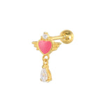 925 Silver Zircon Ball Stud Earrings Women Jewelry