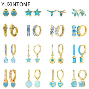 925 Silver Zircon Earrings Studs